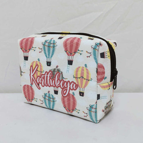 Personalised Air Balloon Printed Kids Box Pouch